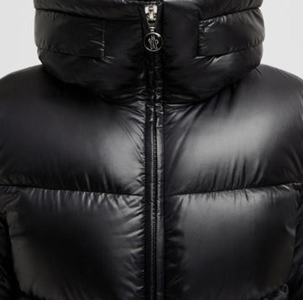 MONCLER Women Douro Hooded Short Down Jacket Black J20931A00069595ZZ999