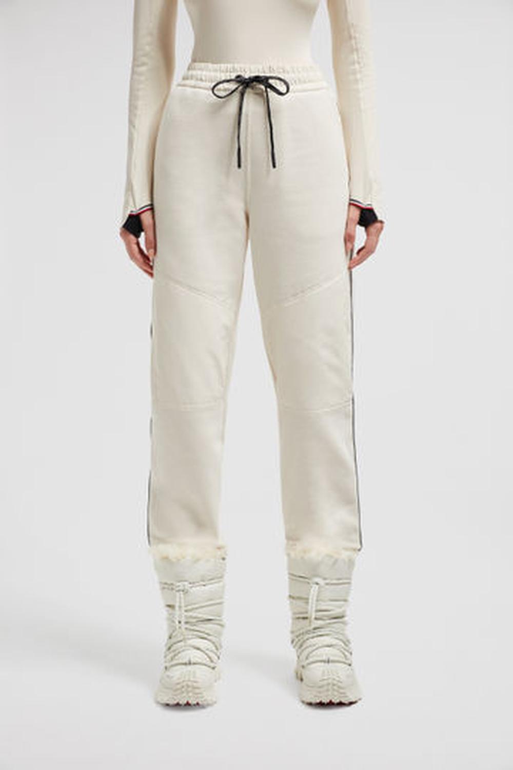 MONCLER Women Polartec® Track Pants White Ivory J20988H0000489AK821I