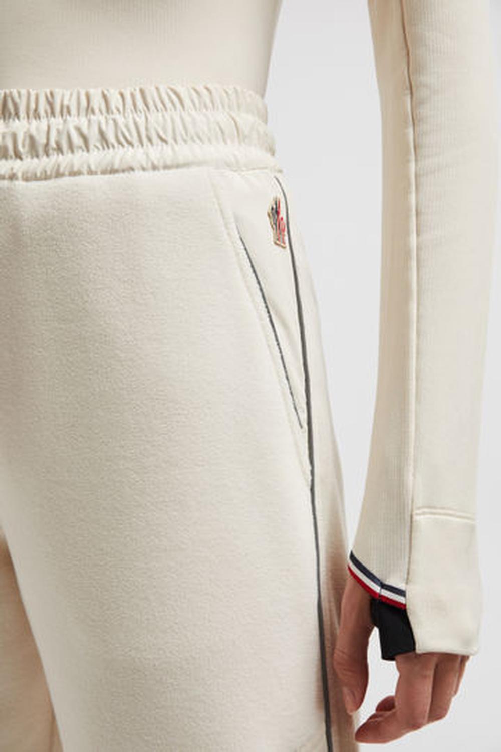 MONCLER Women Polartec® Track Pants White Ivory J20988H0000489AK821I