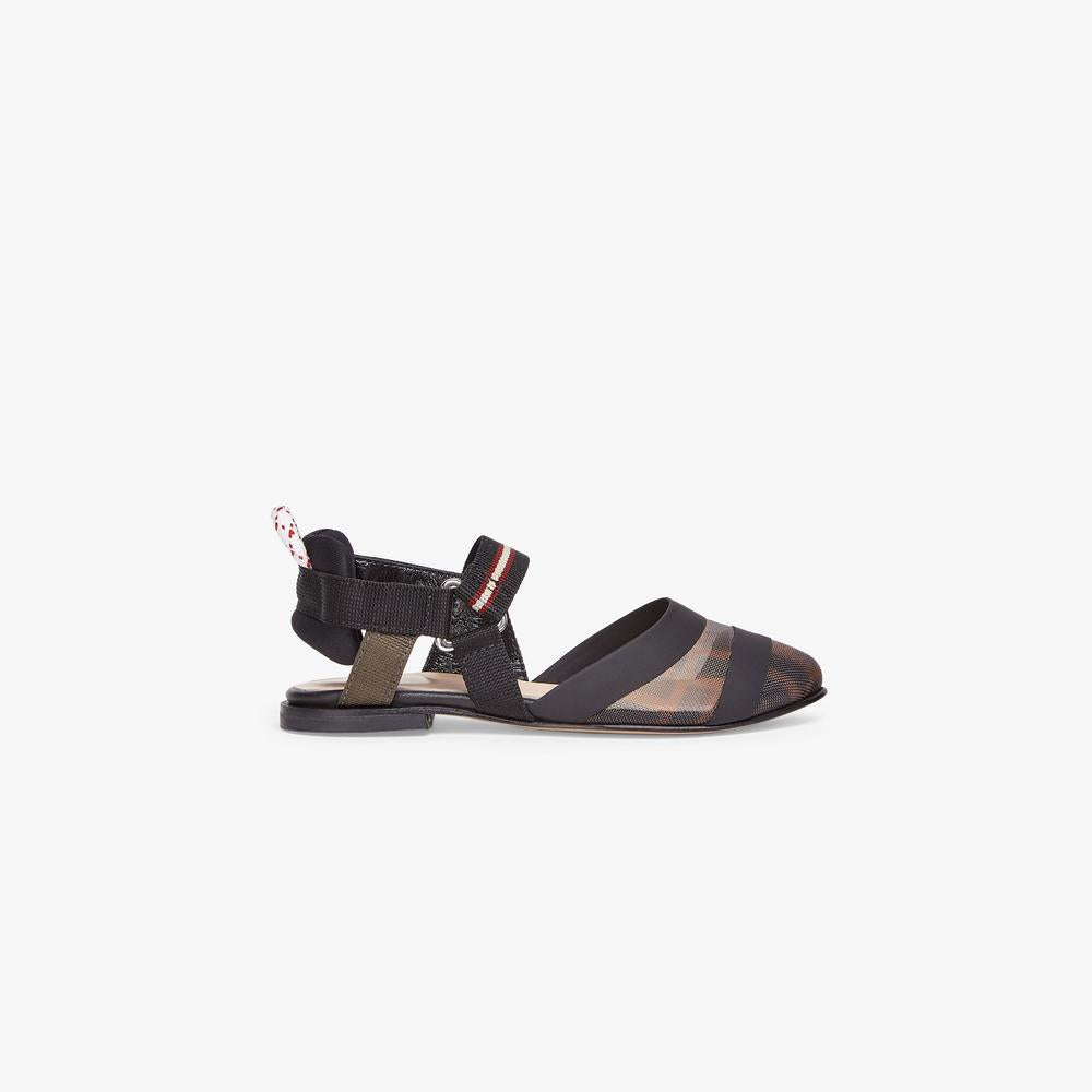 FENDI Kids Ballerinas Black JFR303AADYF19MY