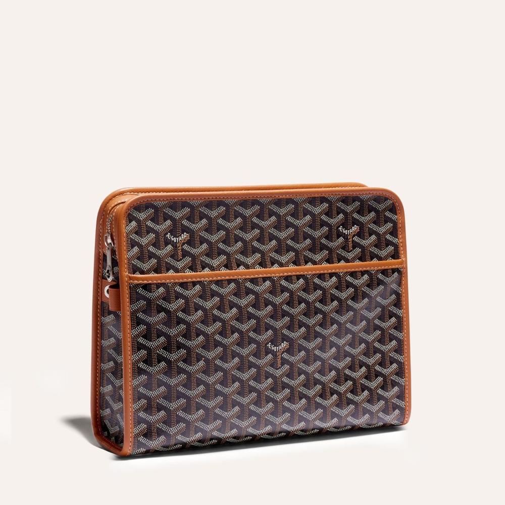 GOYARD Men Juvance Bag GM Black tan JOUVENGMLTY01CL03P