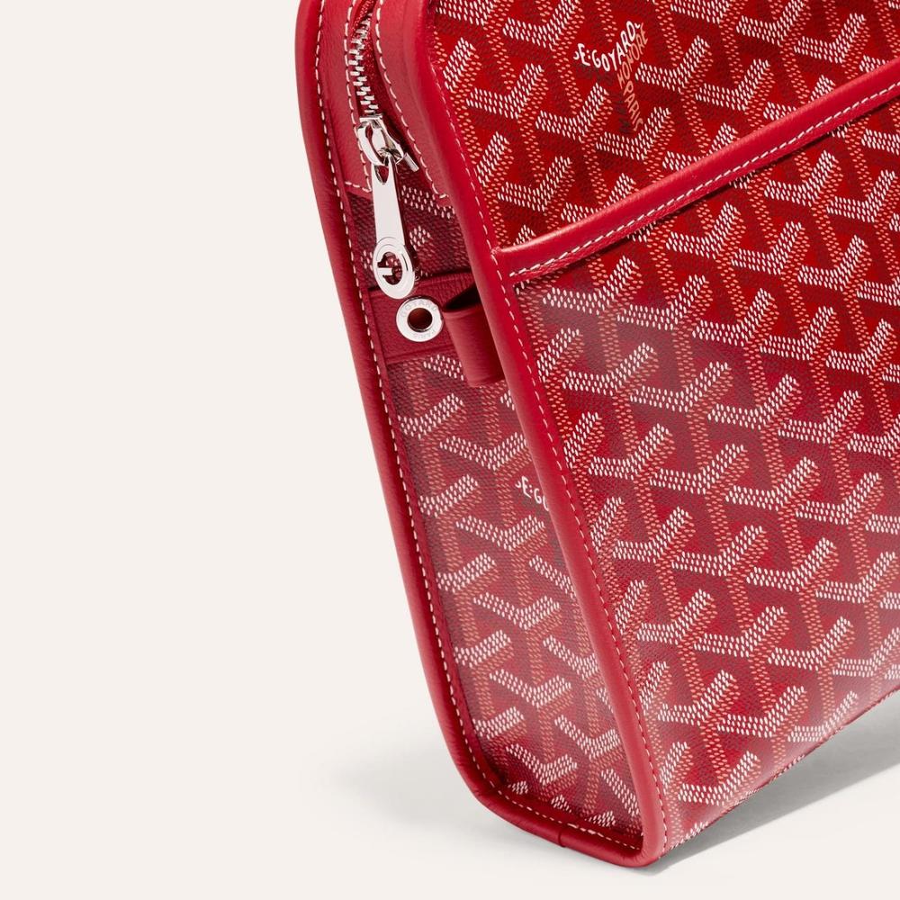 GOYARD Men Juvance Bag GM Red JOUVENGMLTY02CL02P