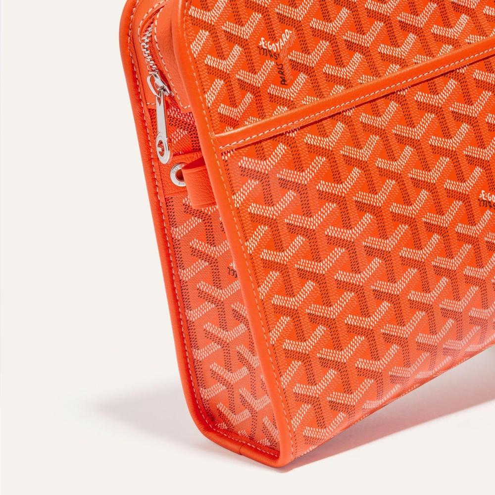 GOYARD Men Juvance Bag GM Orange JOUVENGMLTY07CL07P