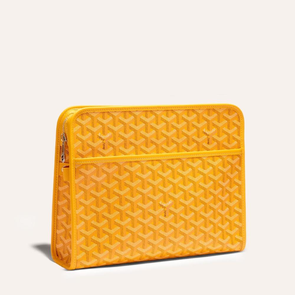 GOYARD Men Juvance Bag GM Yellow JOUVENGMLTY08CL08P