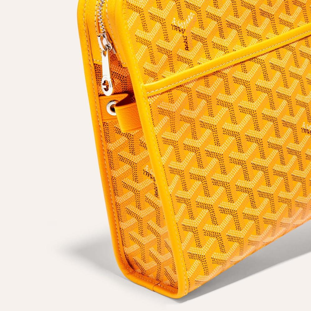 GOYARD Men Juvance Bag GM Yellow JOUVENGMLTY08CL08P