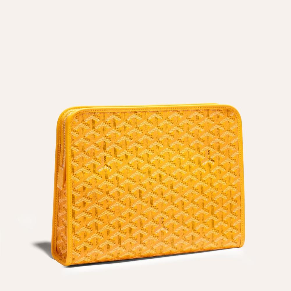 GOYARD Men Juvance Bag GM Yellow JOUVENGMLTY08CL08P