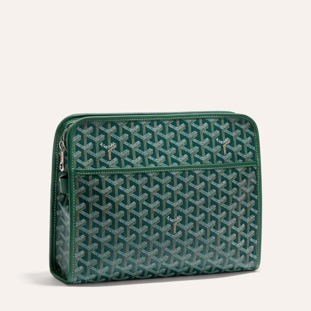 GOYARD Men Juvance Bag GM Green JOUVENGMLTY09CL09P