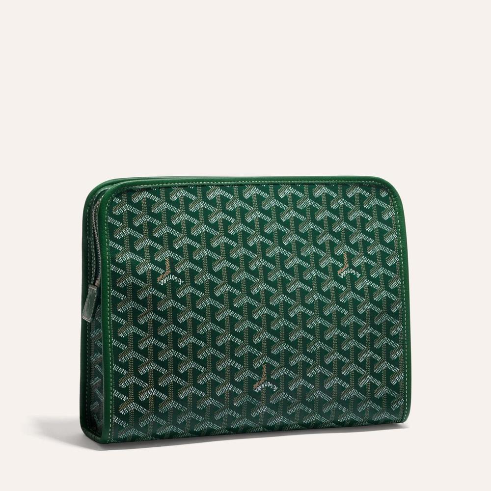 GOYARD Men Juvance Bag GM Green JOUVENGMLTY09CL09P