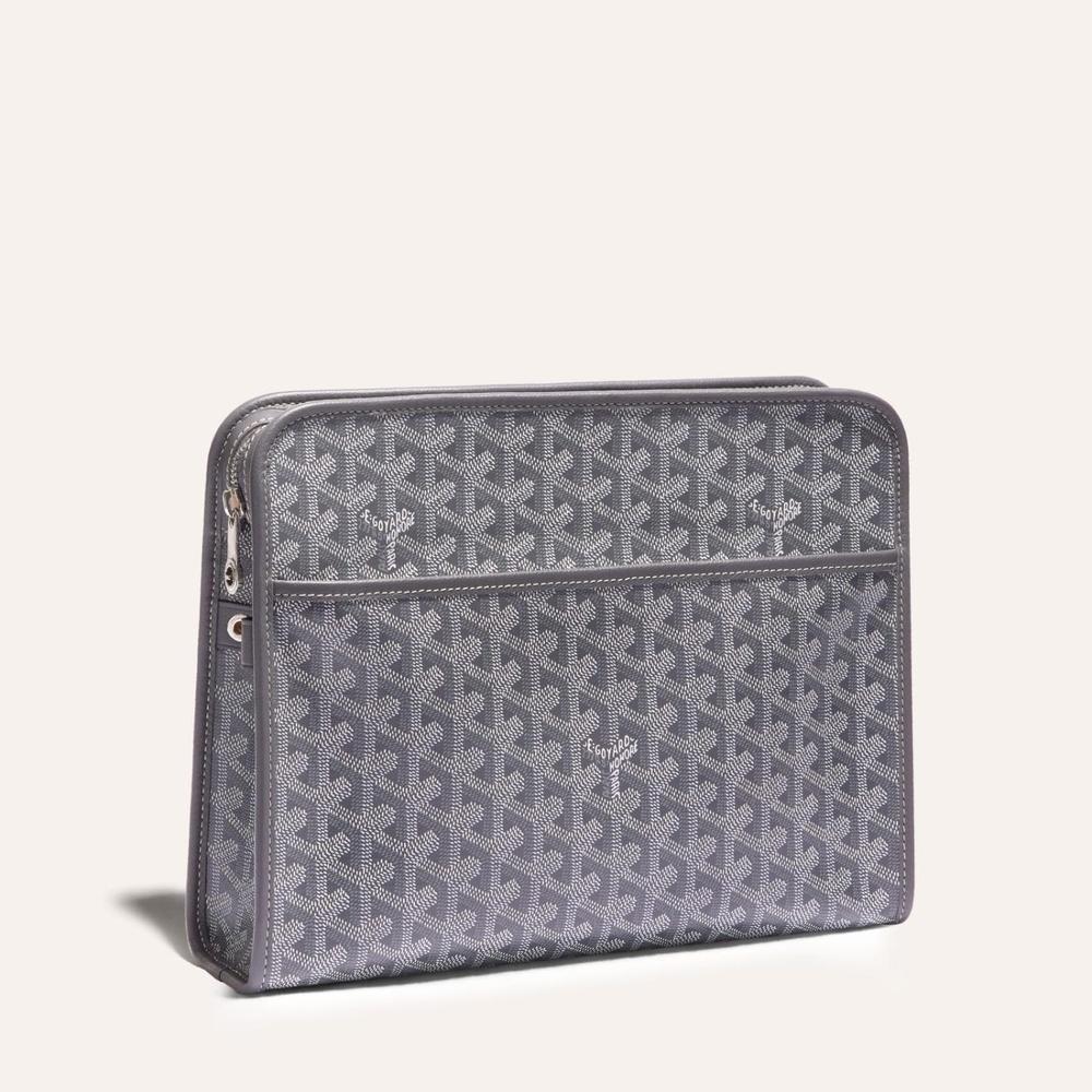 GOYARD Men Juvance Bag GM Grey JOUVENGMLTY51CL51P