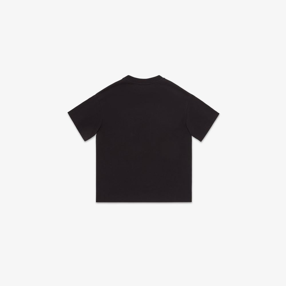 FENDI Kids Junior T-Shirt Black JUI1377AJF0GME