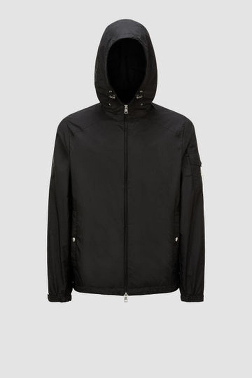 MONCLER Men Etiache Hooded Rain Jacket Black K10911A001965968E999