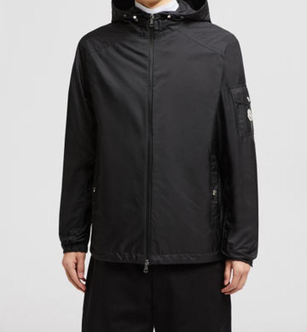 MONCLER Men Etiache Hooded Rain Jacket Black K10911A001965968E999