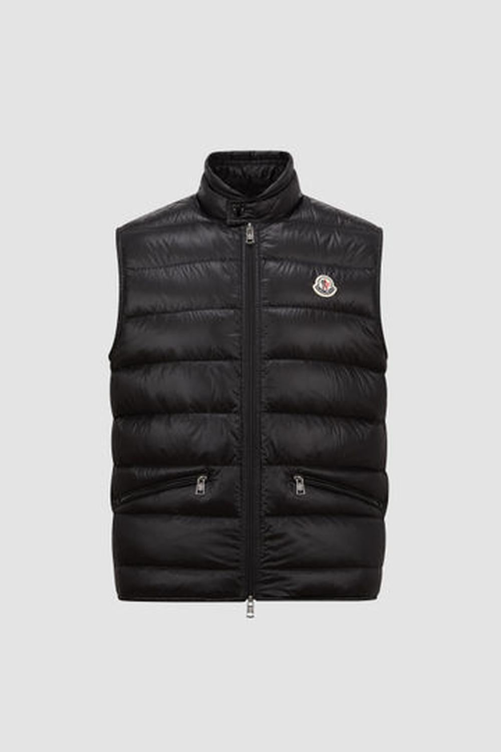 MONCLER Men Gui Packable Down Gilet Black K10911A1070053029999