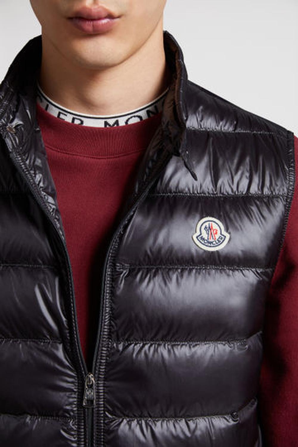 MONCLER Men Gui Packable Down Gilet Black K10911A1070053029999