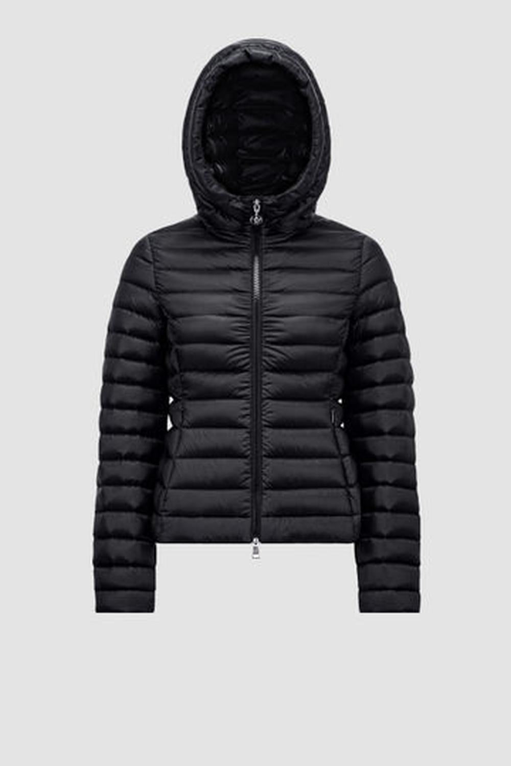 MONCLER Women Ige Hooded Short Down Jacket Black K10931A00004597YF999