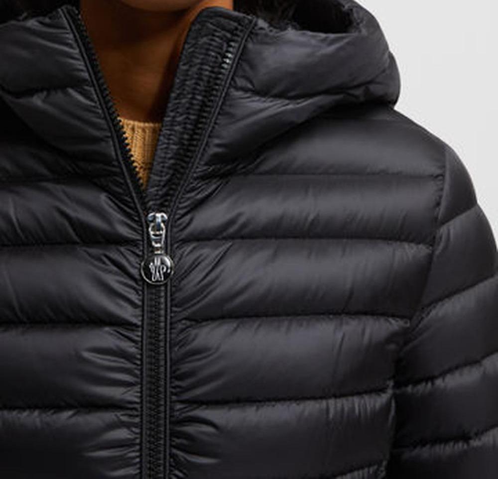 MONCLER Women Ige Hooded Short Down Jacket Black K10931A00004597YF999