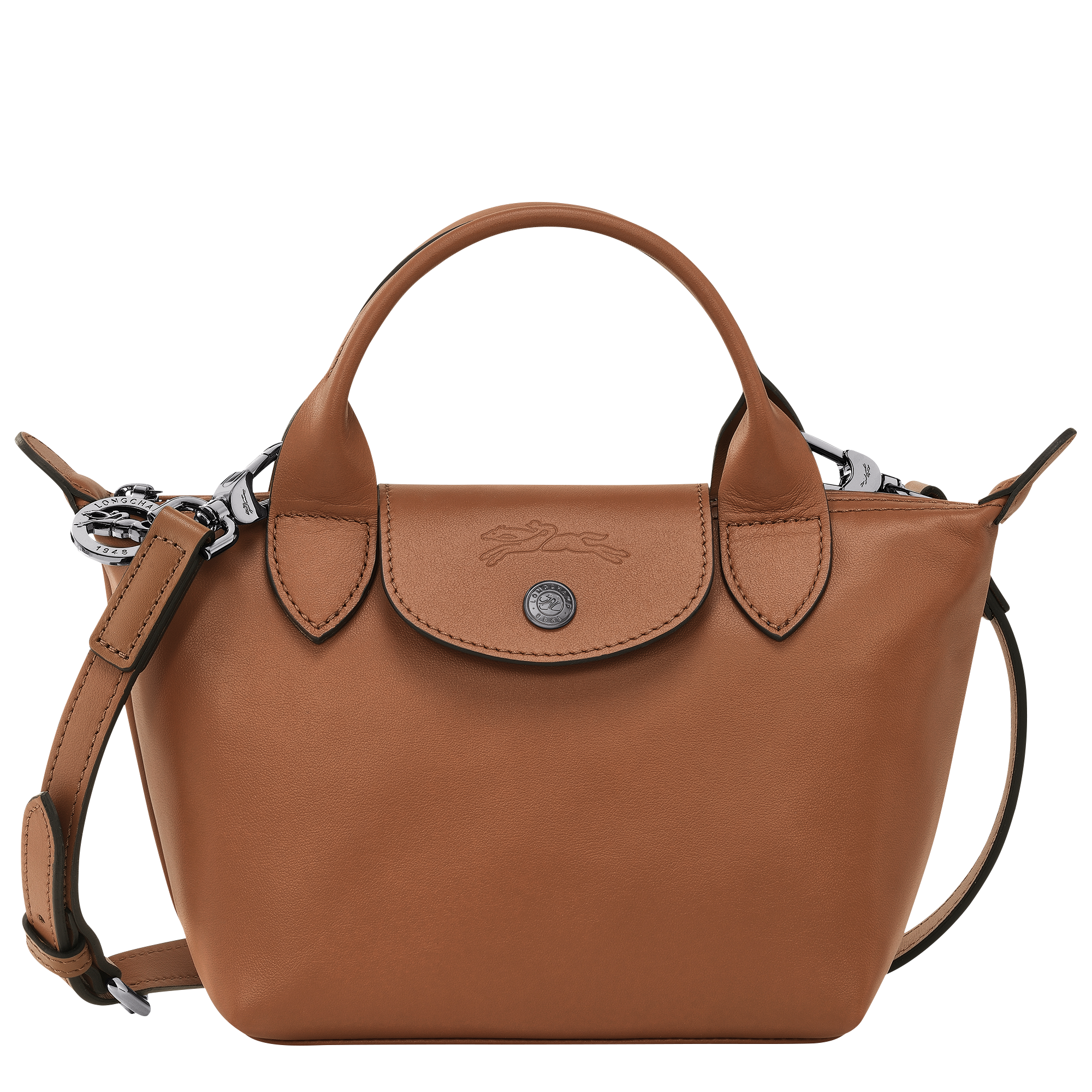 حقيبة يد نسائية من LONGCHAMP Le Pliage Xtra باللون البني XS L1500987504