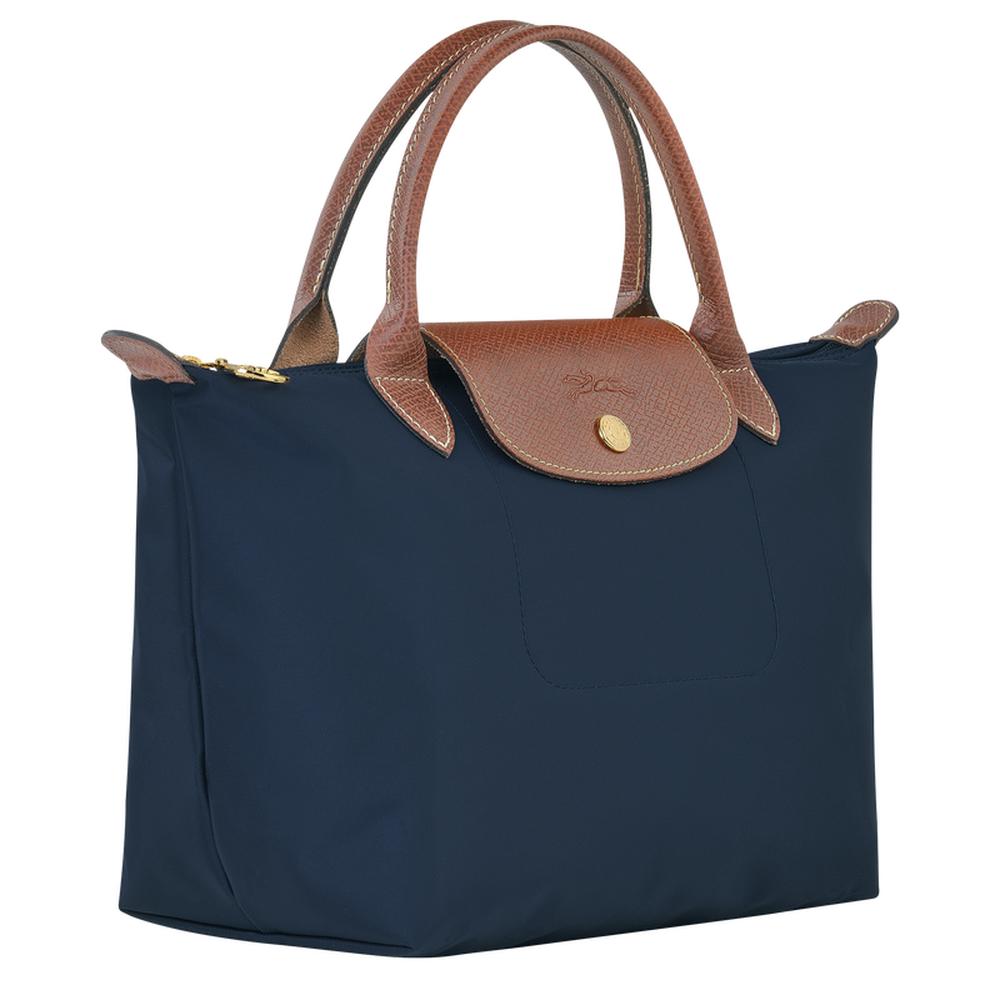 حقيبة يد نسائية أصلية من LONGCHAMP Le Pliage باللون الأزرق الداكن L1621089P68