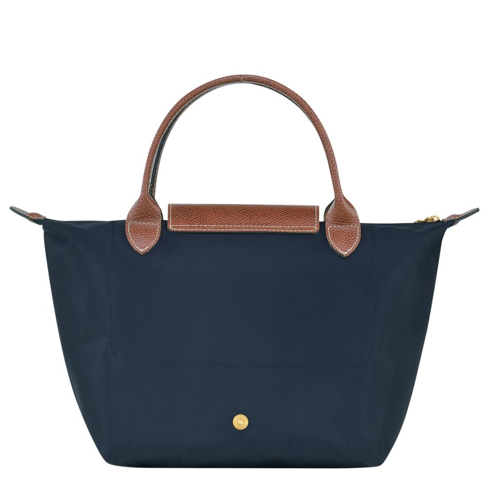 حقيبة يد نسائية أصلية من LONGCHAMP Le Pliage باللون الأزرق الداكن L1621089P68