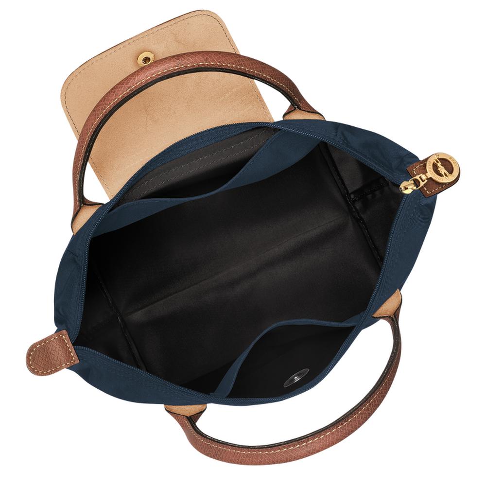 حقيبة يد نسائية أصلية من LONGCHAMP Le Pliage باللون الأزرق الداكن L1621089P68