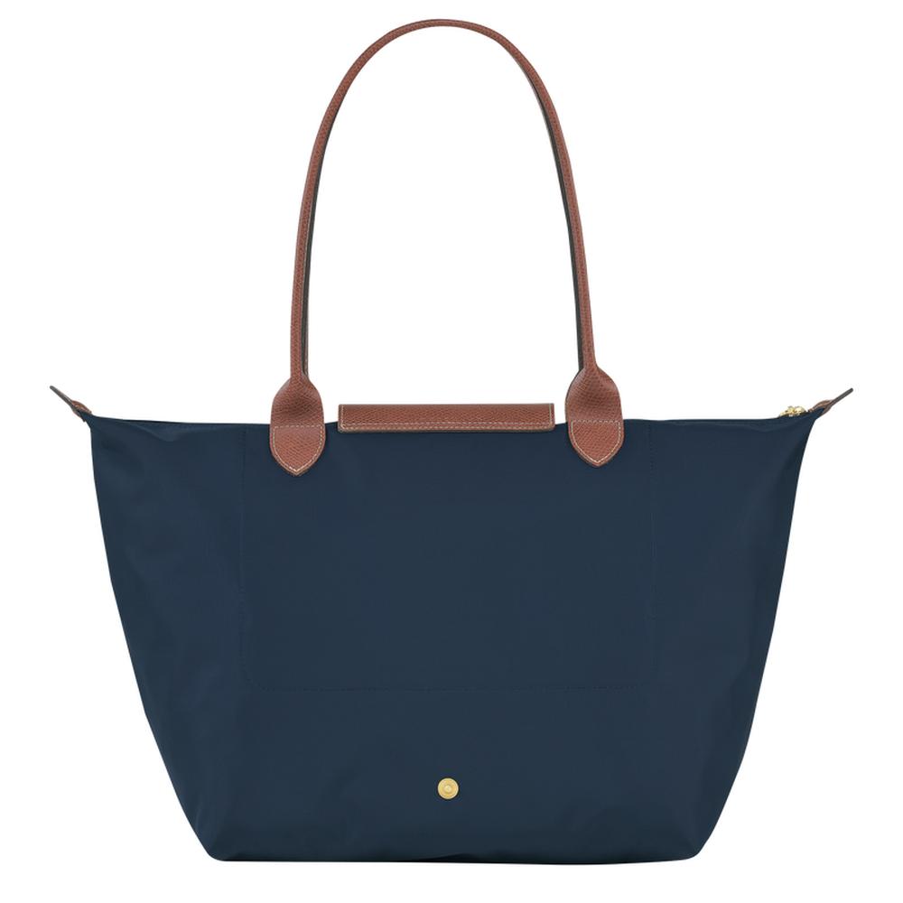 حقيبة توت أصلية L Le Pliage للنساء من LONGCHAMP باللون الأزرق الداكن L1899089P68