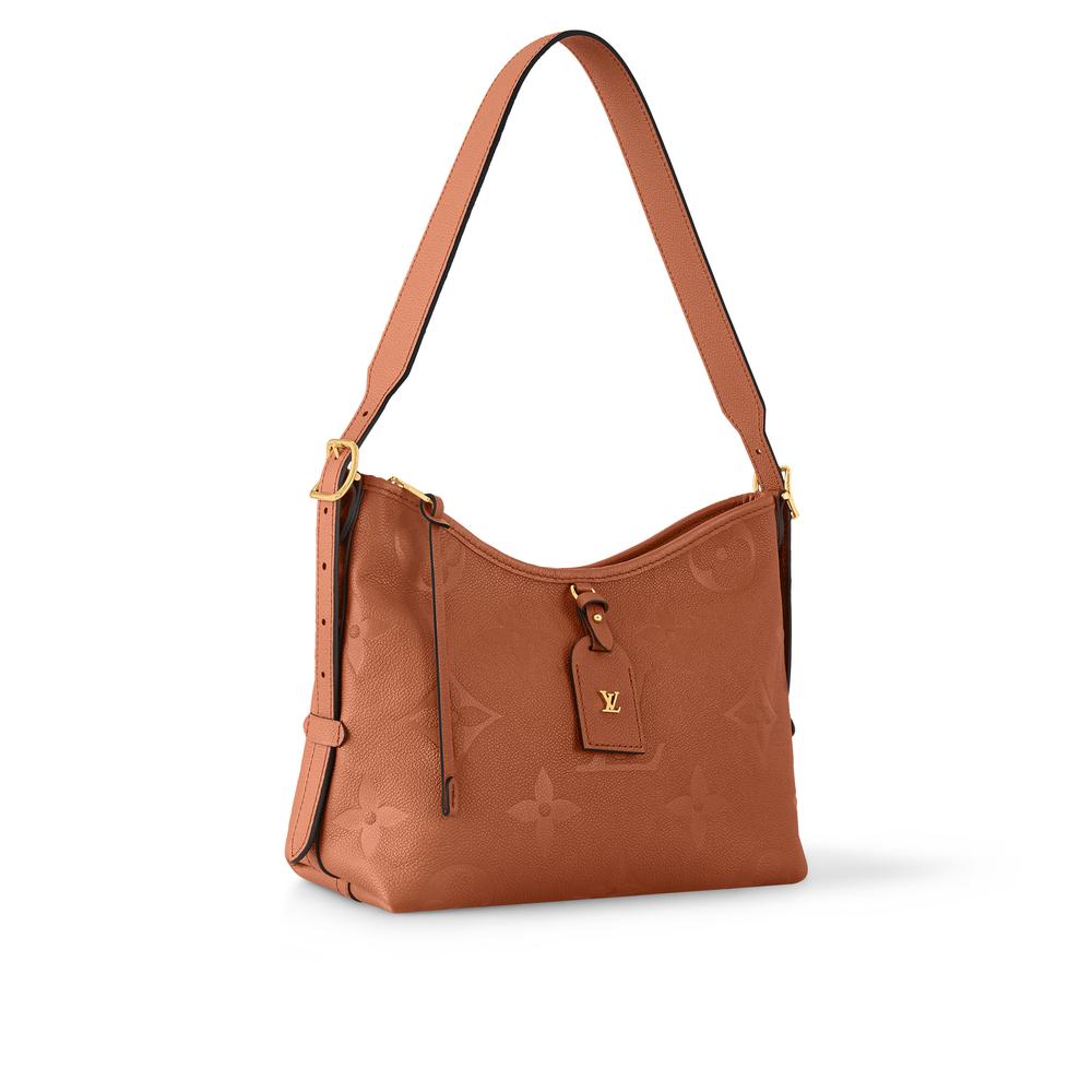 Louis Vuitton Women CarryAll PM Bag Cognac M11790