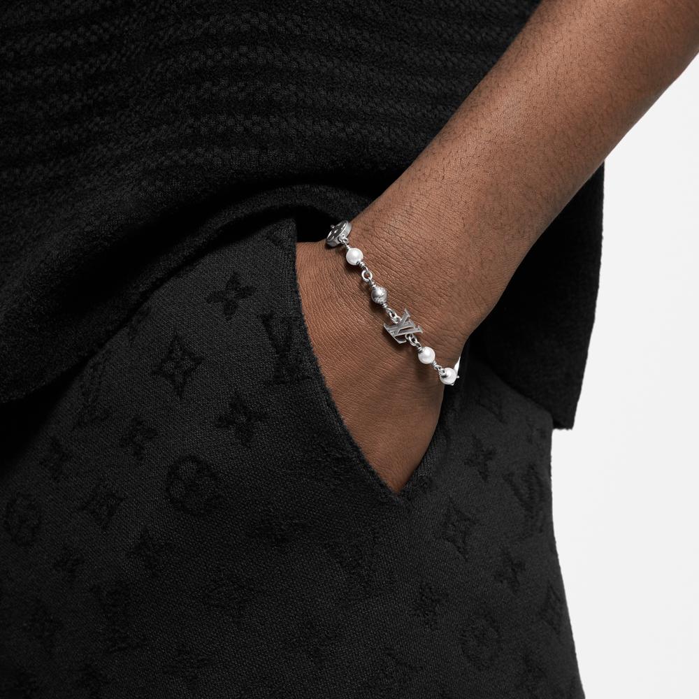 Louis Vuitton Men LV Pearls Bracelet Money M1384A