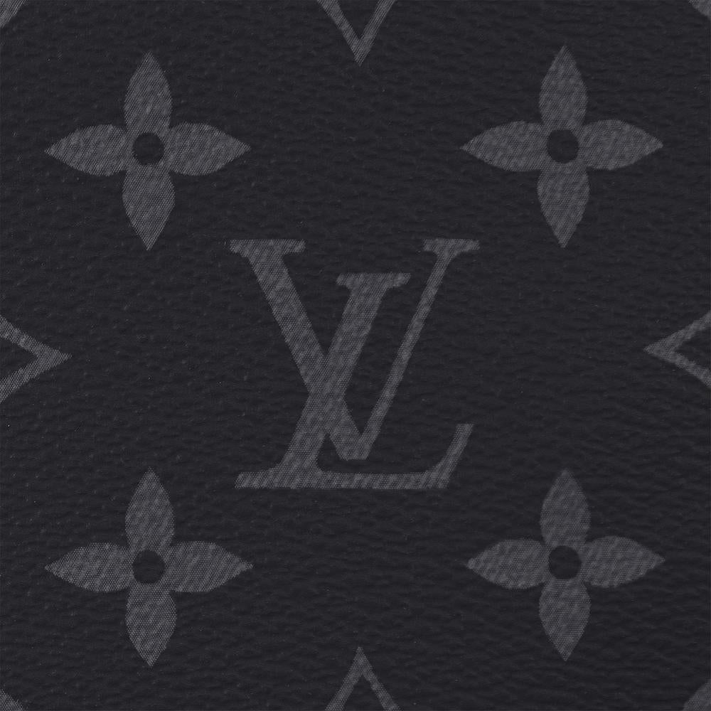 حقيبة صغيرة ناعمة للرجال من Louis Vuitton Monogram Eclipse M44735