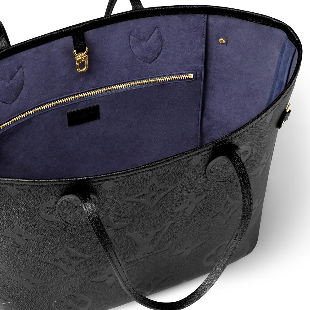 حقيبة Louis Vuitton Neverfull MM نسائية باللون الأسود M45685