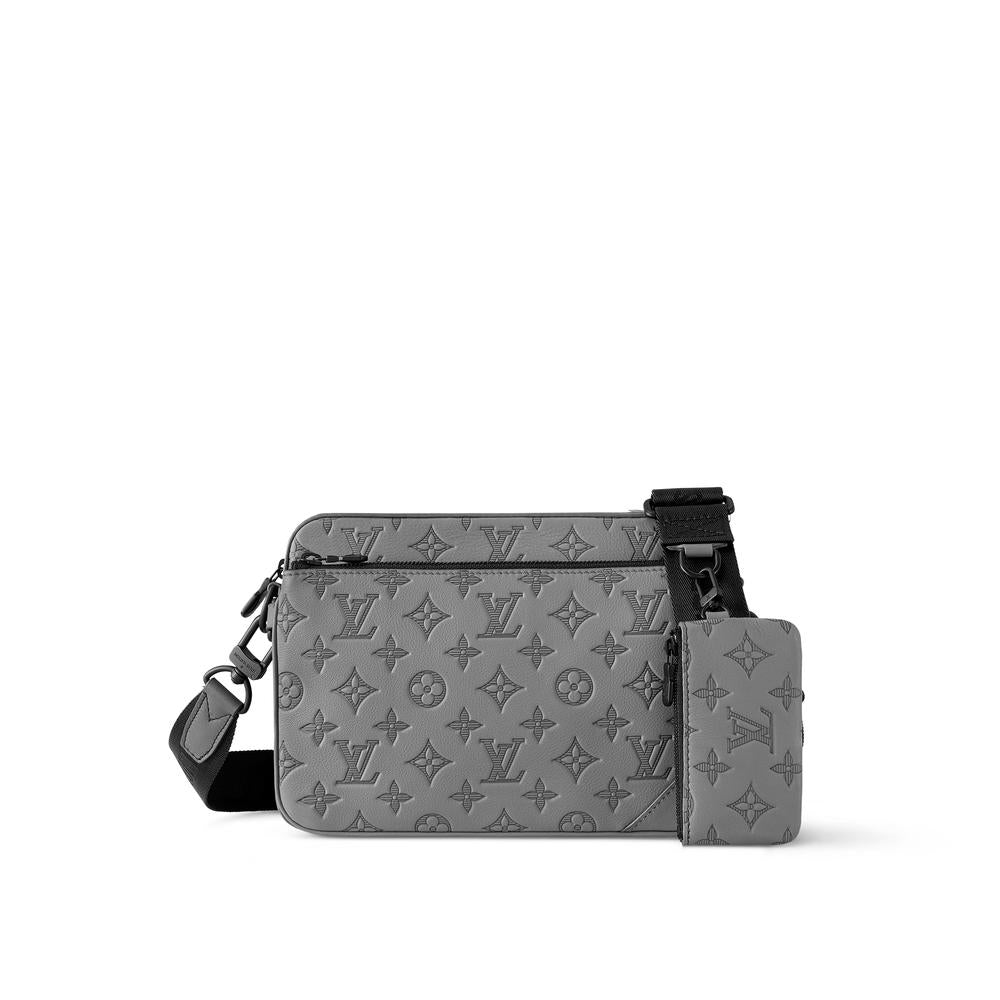 Louis Vuitton Men Trio Messenger Bag Anthracite Grey M46603