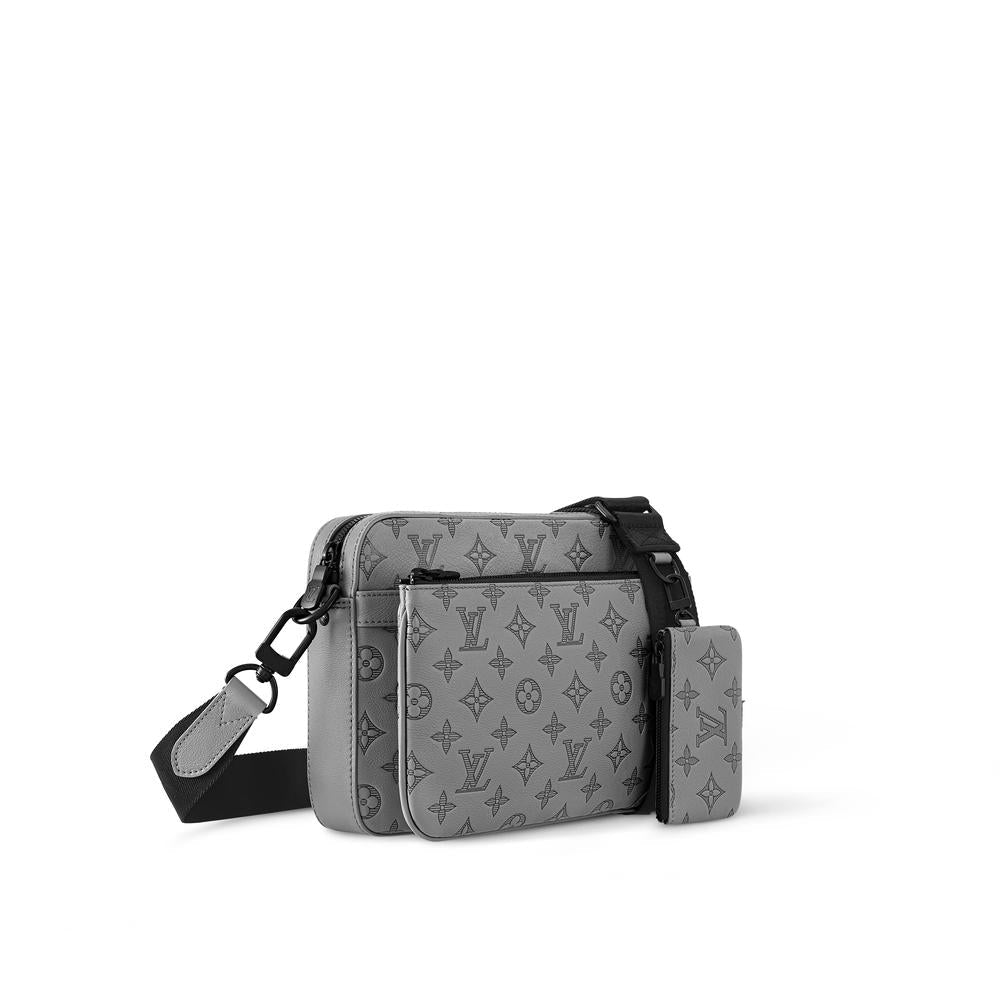 Louis Vuitton Men Trio Messenger Bag Anthracite Grey M46603