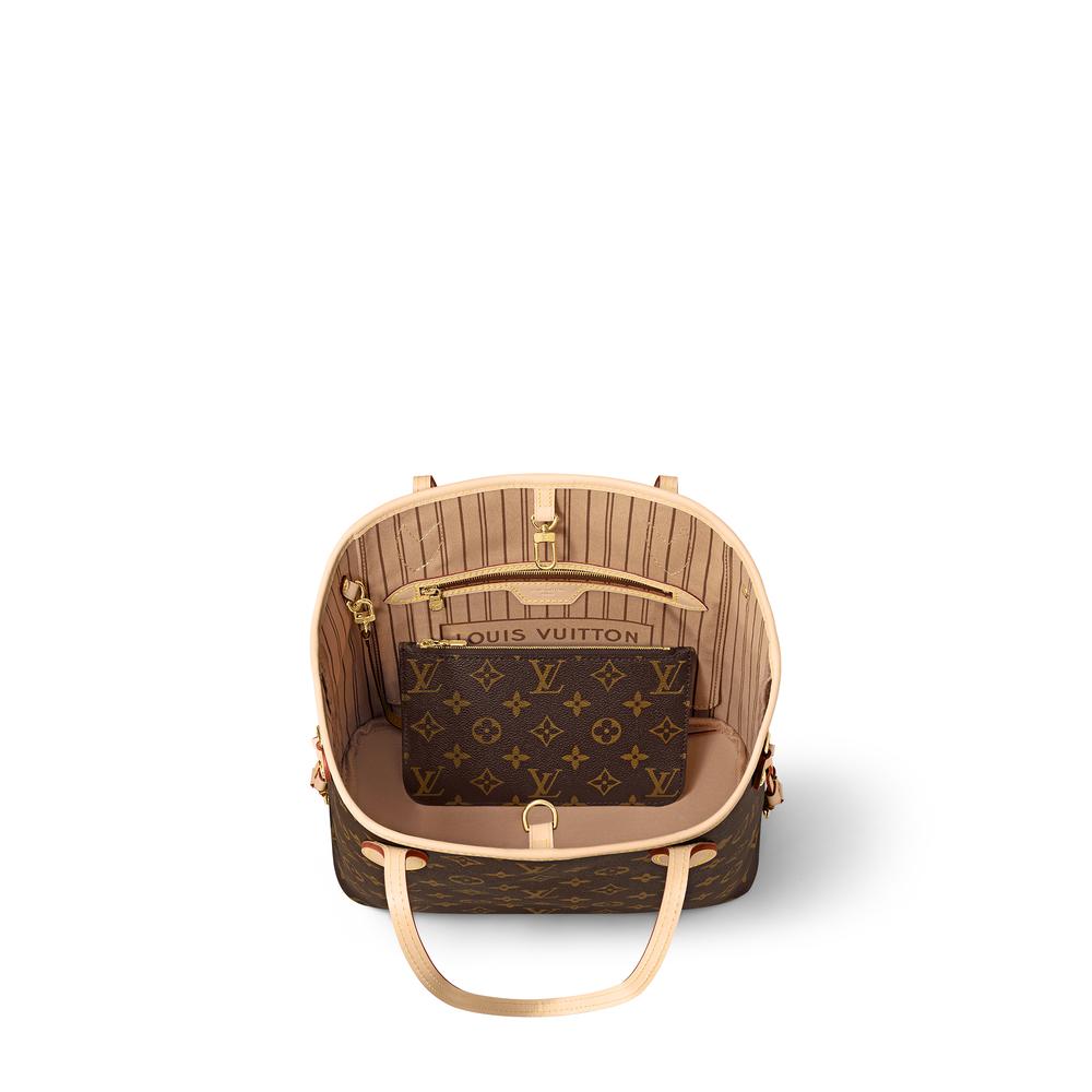 حقيبة نسائية من Louis Vuitton Neverfull PM من قماش Monogran M46979