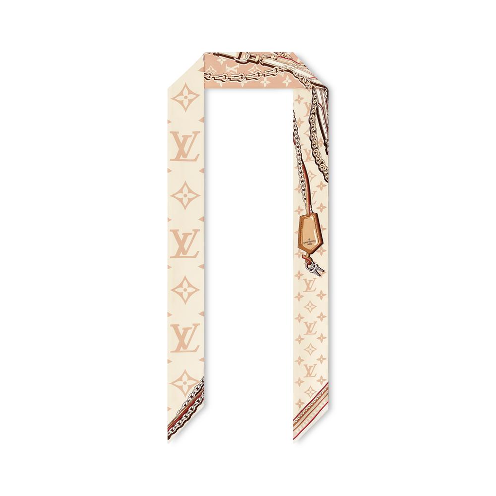 عصابة رأس نسائية من Louis Vuitton Ultimate Monogram BB باللون البيج M79588