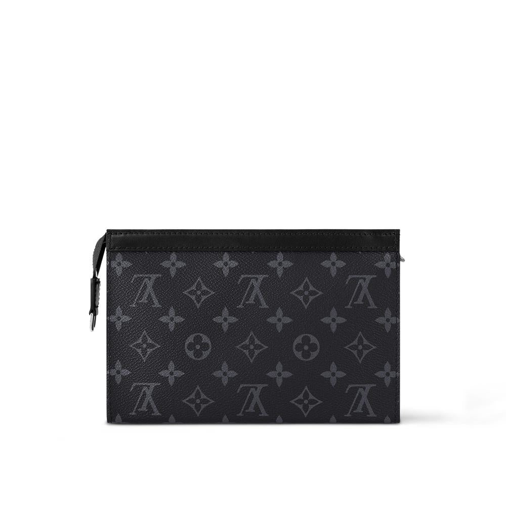 Louis Vuitton Men Gaston Wearable Wallet Monogram Eclipse M81124