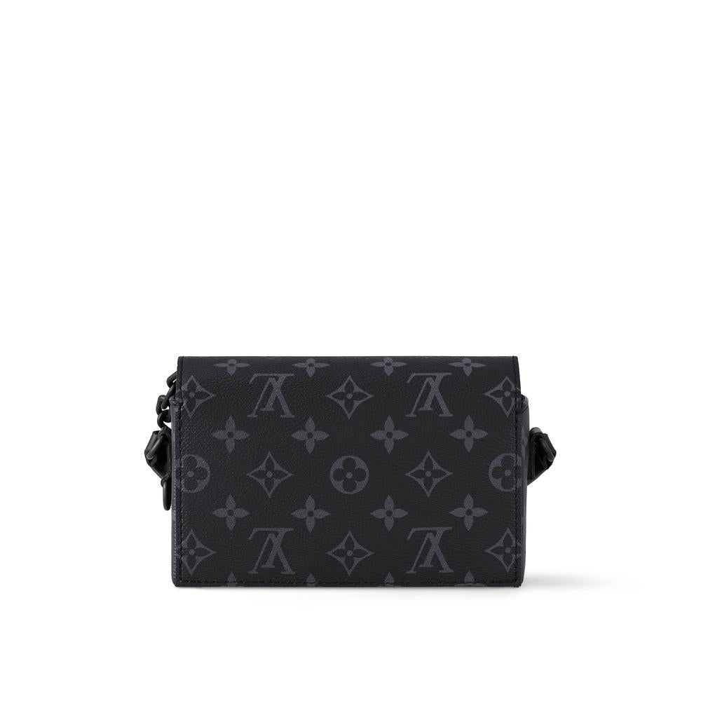 Louis Vuitton Men Steamer Wearable Wallet Monogram Eclipse M81783