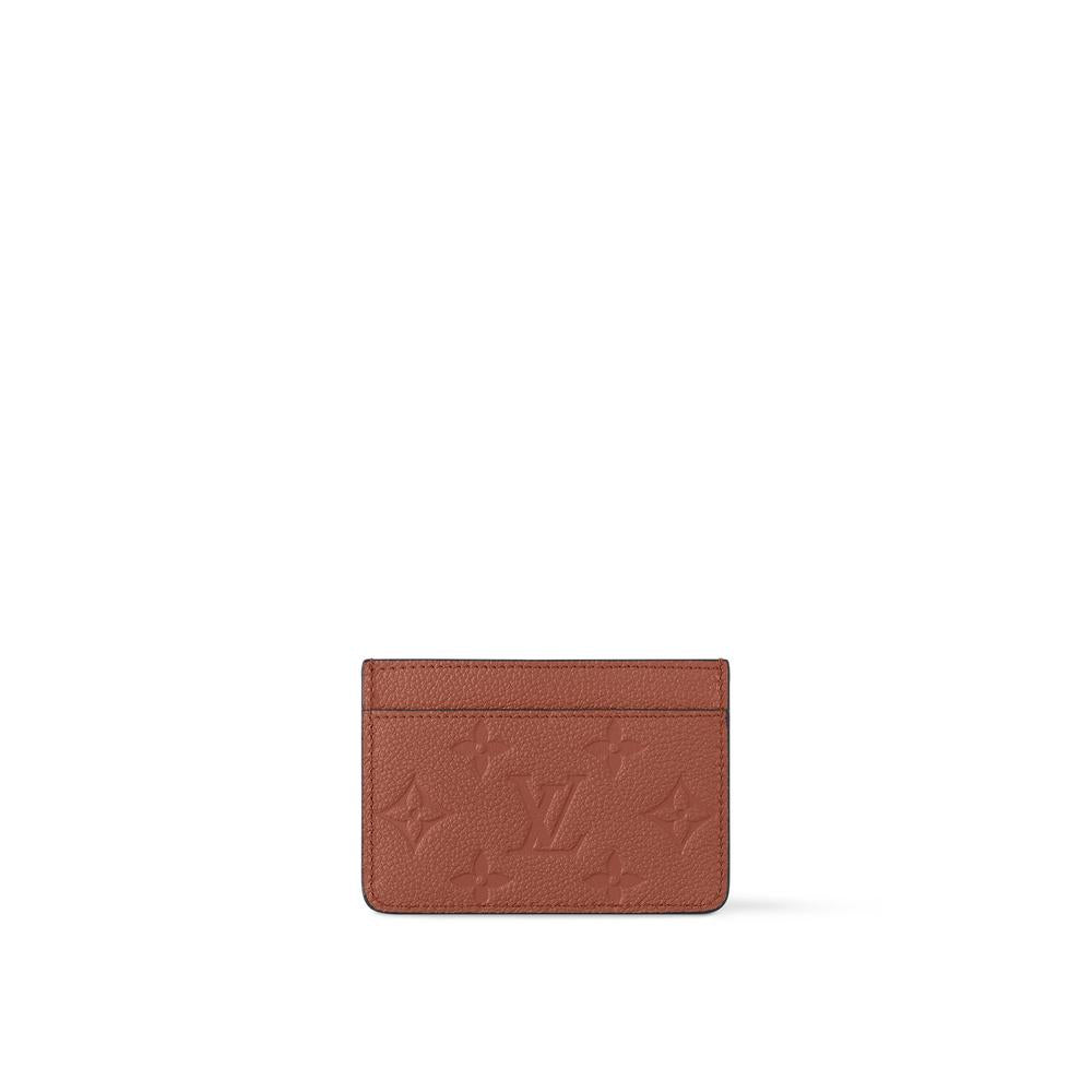 Louis Vuitton Women Card holder Cognac M83678