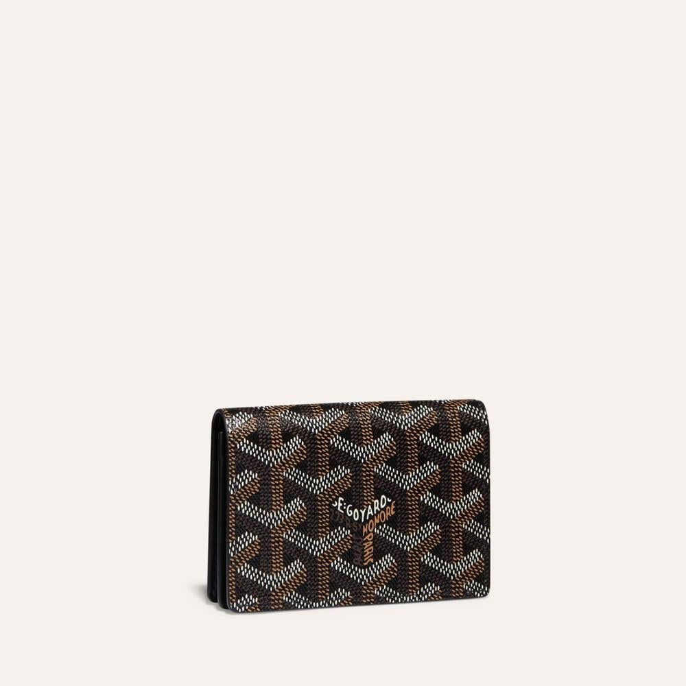 حامل بطاقات GOYARD Malsherbe للجنسين باللون الأسود MALESHPMLTY01CL01X