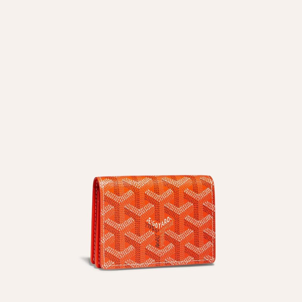 GOYARD Unisex Malsherbe Card Holder Orange MALESHPMLTY07CL07X