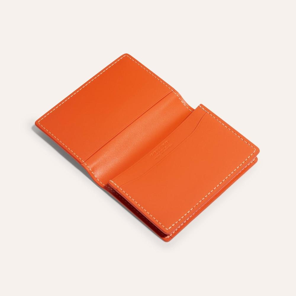 GOYARD Unisex Malsherbe Card Holder Orange MALESHPMLTY07CL07X