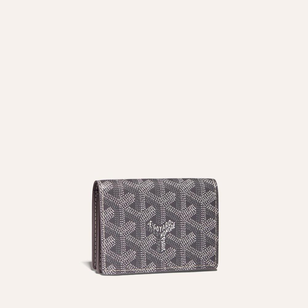 GOYARD Unisex Malsherbe Card Holder Grey MALESHPMLTY51CL51X