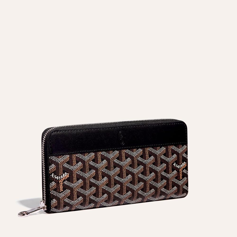 GOYARD Women Matignon Wallet GM Black MATIG2GMLTY01CL01P