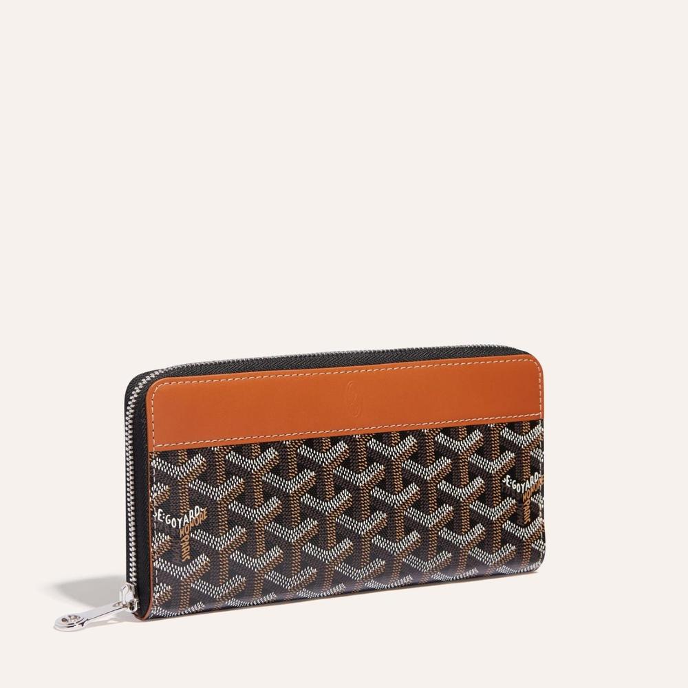 GOYARD Women Matignon Wallet GM Black tan MATIG2GMLTY01CL03P