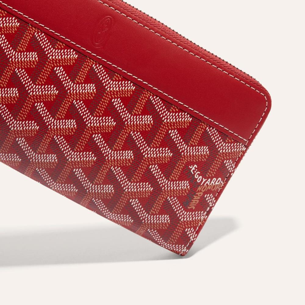 GOYARD Women Matignon Wallet GM Red MATIG2GMLTY02CL02P