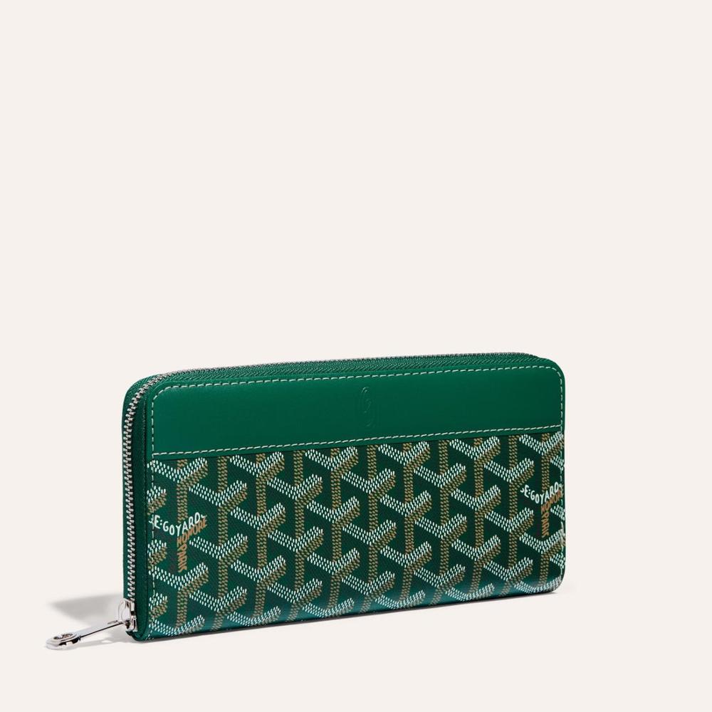 GOYARD Women Matignon Wallet GM Green MATIG2GMLTY09CL09P