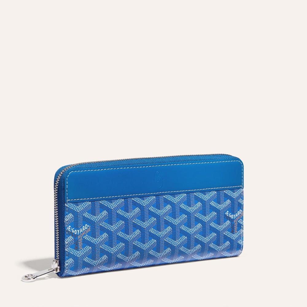 GOYARD Women Matignon Wallet GM Sky blue MATIG2GMLTY10CL10P