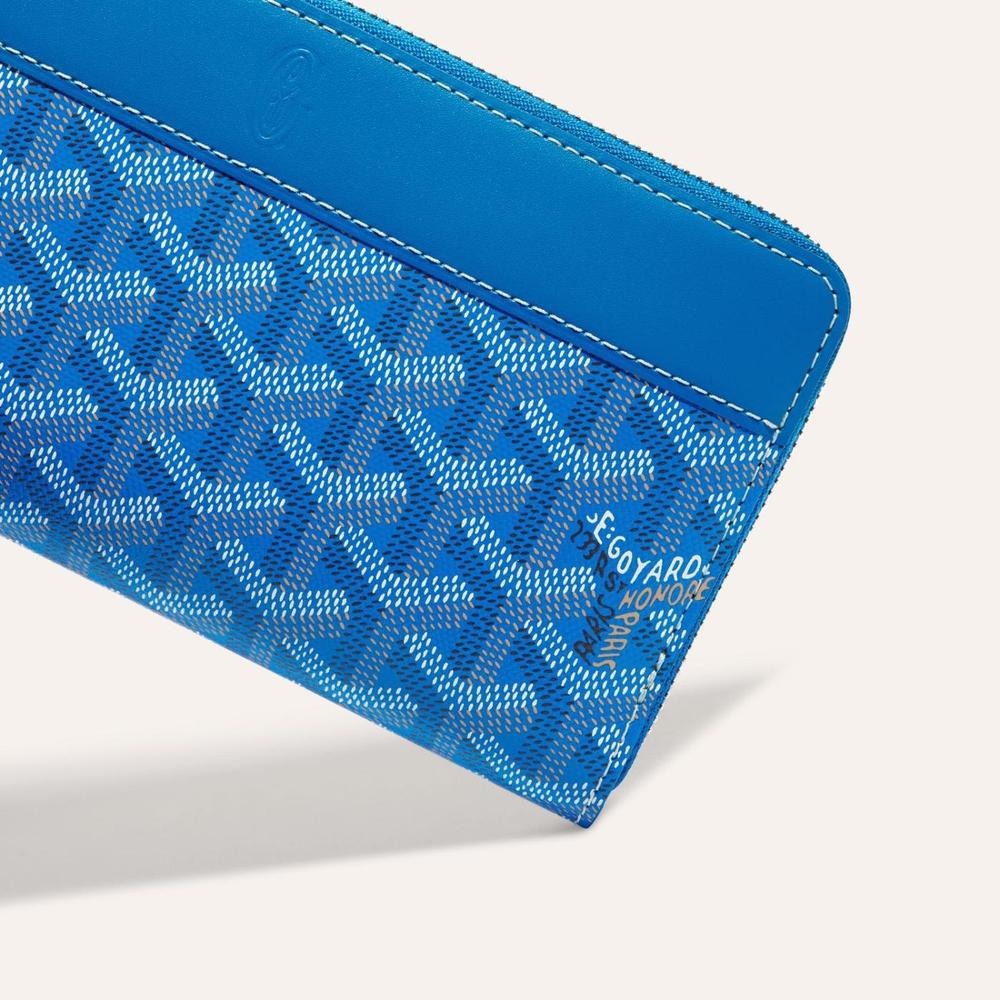 GOYARD Women Matignon Wallet GM Sky blue MATIG2GMLTY10CL10P