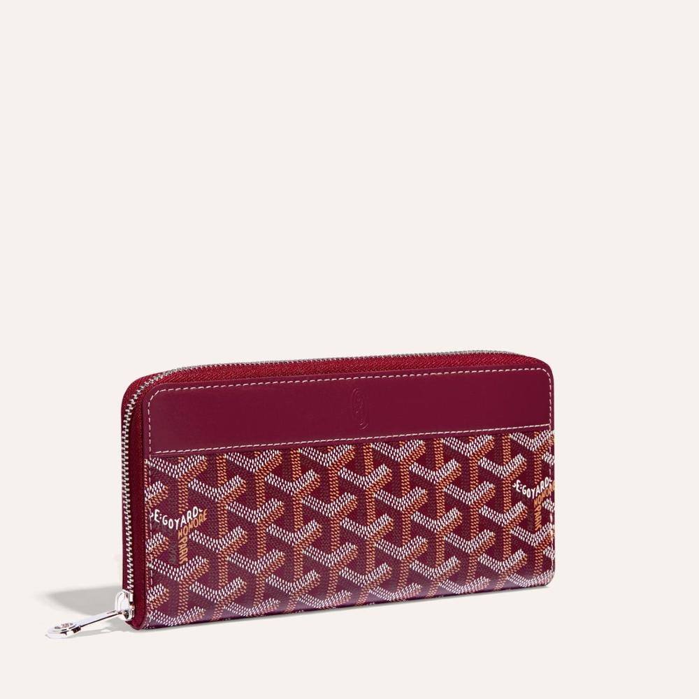 GOYARD Women Matignon Wallet GM Burgundy MATIG2GMLTY33CL33P