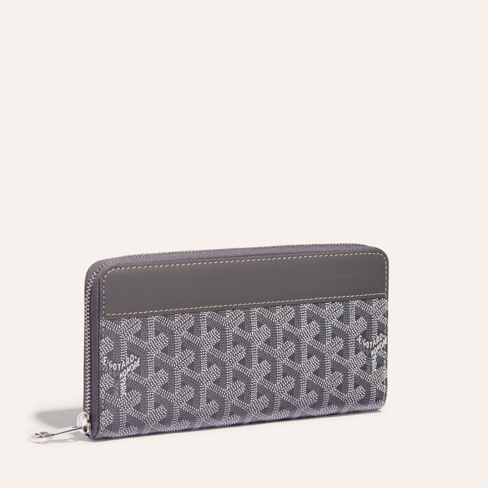 GOYARD Women Matignon Wallet GM Grey MATIG2GMLTY51CL51P