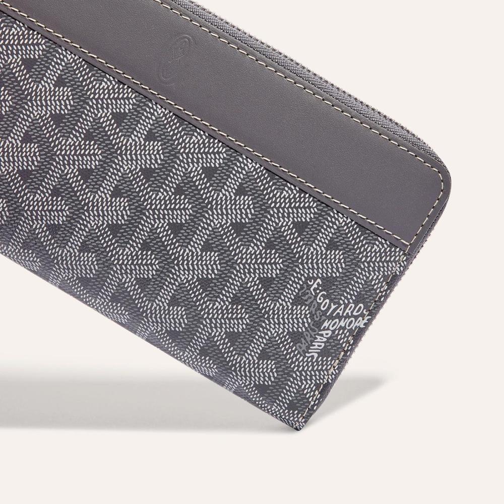 GOYARD Women Matignon Wallet GM Grey MATIG2GMLTY51CL51P