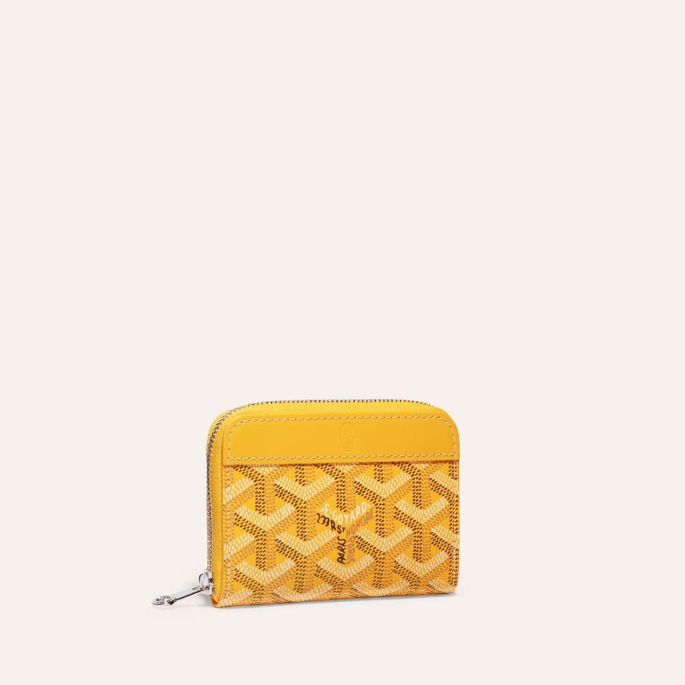 GOYARD Women Matignon Wallet Mini Yellow MATIGNMINTY08CL08P